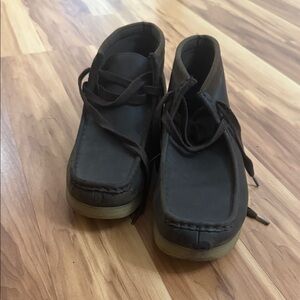 Men's Dark Brown Casual Chukka Moccasin Shoes